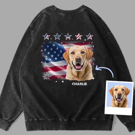 Dog & Cat Personalized Custom Unisex Sweatshirt-Gift For Pet Owners Lovers